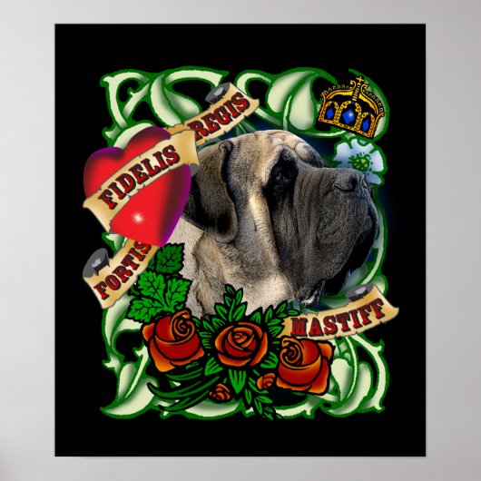 Tattoo Mastiff Poster (Voorkant)