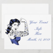 Tattoo Meisjesarm omhoog Thunder_Cove (Voorkant / Achterkant)