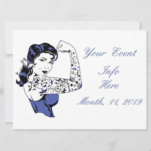 Tattoo Meisjesarm omhoog Thunder_Cove (Voorkant)