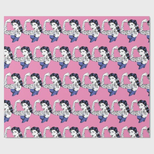 Tattoo Meisjesarm omhoog Thunder_Cove Cadeaupapier (Vlak)