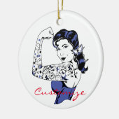 Tattoo Meisjesarm omhoog Thunder_Cove Keramisch Ornament (Links)