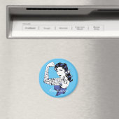 Tattoo Meisjesarm omhoog Thunder_Cove Magneet (Insitu (Vaatwasser))