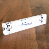 Tattoo Meisjesarm omhoog Thunder_Cove Naambordje (Zijkant)