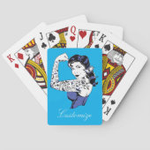 Tattoo Meisjesarm omhoog Thunder_Cove Pokerkaarten (Achterkant)