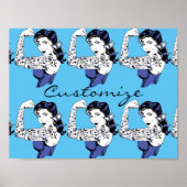 Tattoo Meisjesarm omhoog Thunder_Cove Poster (Voorkant)