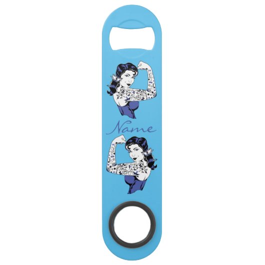 Tattoo Meisjesarm omhoog Thunder_Cove Speed Flessenopener (Voorkant)