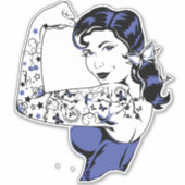 Tattoo Meisjesarm omhoog Thunder_Cove Sticker (Voorkant)