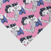 Tattoo Meisjesarm omhoog Thunder_Cove Tissuepapier (Detail)