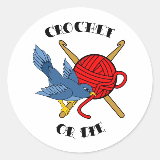 Tattoo met haakjes of met sterren ronde sticker (Voorkant)