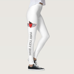 Tattoo met ingewanden hart leggings