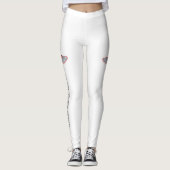 Tattoo met ingewanden hart leggings (Voorkant)