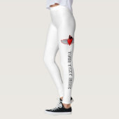 Tattoo met ingewanden hart leggings (Links)