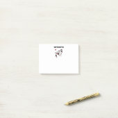 Tattoo met natte en Howling Wolf Haida-stijl Kleur Post-it® Notes (Op bureau)