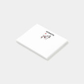 Tattoo met natte en Howling Wolf Haida-stijl Kleur Post-it® Notes (Schuin)