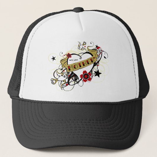 Tattoo MOM Trucker Hat Pet (Voorkant)