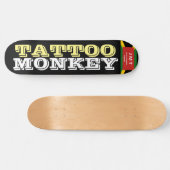TATTOO MONKEY Skateboard (Horizontaal)