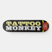 TATTOO MONKEY Skateboard (Horizontaal)