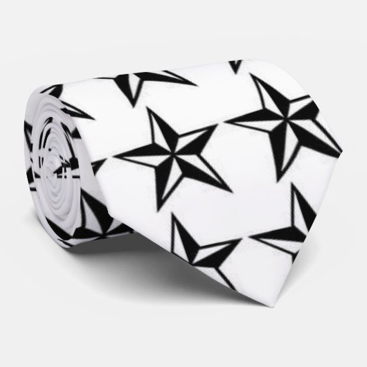 tattoo Nautical Star stropdas (Opgerold)