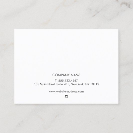 Tattoo nazorginstructies Zilvergradiënt Visitekaartje (Achterkant)