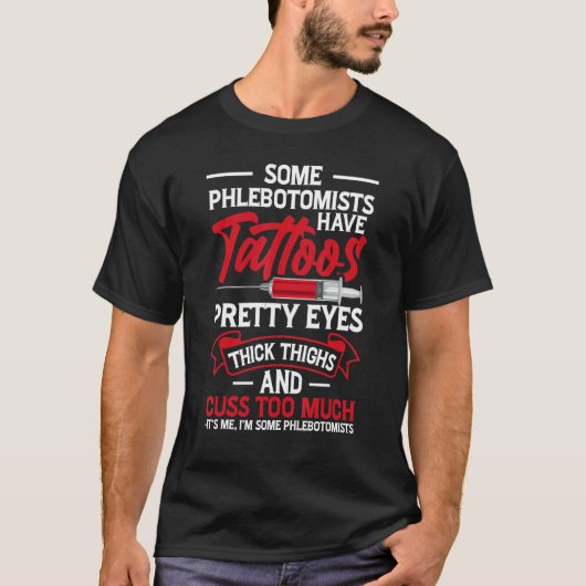 Tattoo ogen Dikte dijbeen Flebotomist Vrouwen T-shirt (Voorkant)