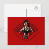 Tattoo omhoog briefkaart (Voorkant / Achterkant)