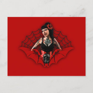 Tattoo omhoog briefkaart
