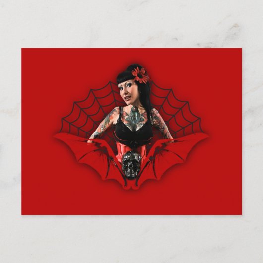 Tattoo omhoog briefkaart (Voorkant)