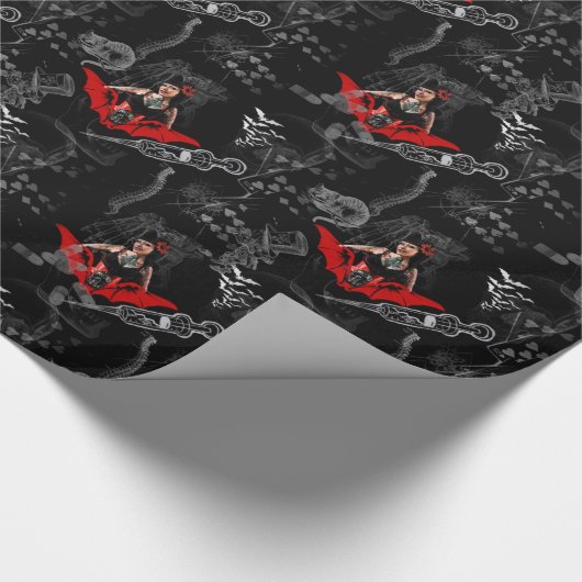 Tattoo omhoog cadeaupapier (Hoek)