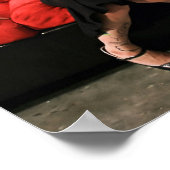 Tattoo omhoog poster (Hoek)