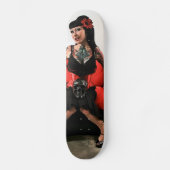 Tattoo omhoog skateboard (Voorkant)