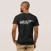 Tattoo op de tribale walvis 4 t-shirt (Achterkant volledig)