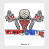 Tattoo Outlaw Decal Sticker (Vel)