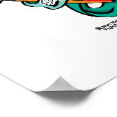 Tattoo Ovariumkanker Harthart Poster (Hoek)