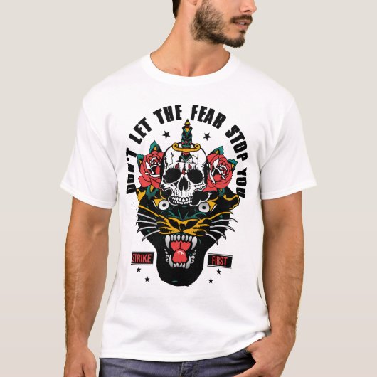 Tattoo panthere citold school t-shirt (Voorkant)