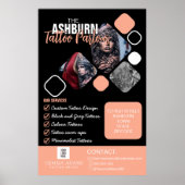 Tattoo Parlor Poster - Custom Black blush (Voorkant)