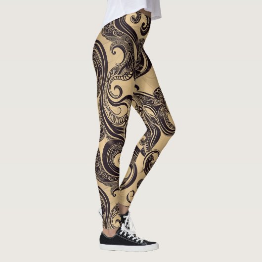 Tattoo Patroon leggings (Rechts)