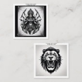 Tattoo Pattern Visitekaartje (Voorkant / Achterkant)