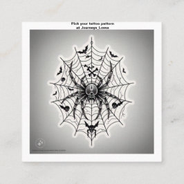 Tattoo Pattern Visitekaartje