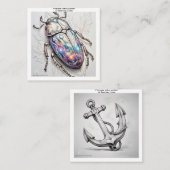 Tattoo Pattern Visitekaartje (Voorkant / Achterkant)