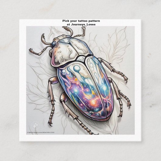 Tattoo Pattern Visitekaartje (Voorkant)