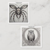 Tattoo Pattern Visitekaartje (Voorkant / Achterkant)