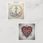 Tattoo Pattern Visitekaartje (Voorkant / Achterkant)