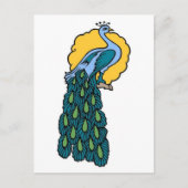  Tattoo Peacock Briefkaart (Voorkant)