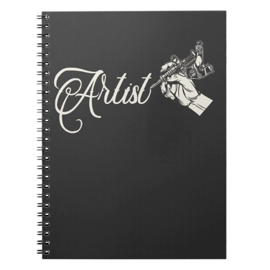 Tattoo Pen Kunstmatige Tattoo Inkt Kunst Notitieboek (Voorkant)