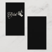 Tattoo Pen Kunstmatige Tattoo Inkt Kunst Visitekaartje (Voorkant / Achterkant)