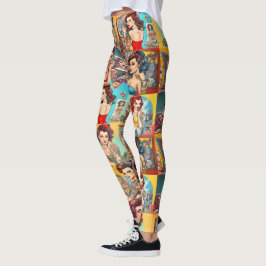 Tattoo Pinup Meisjes Leggings - Cool