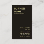 tattoo piratenschip visitekaartje (Achterkant)