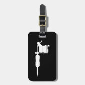 tattoo pistool bagagelabel (Voorkant verticaal)