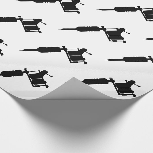 tattoo pistool cadeaupapier (Hoek)