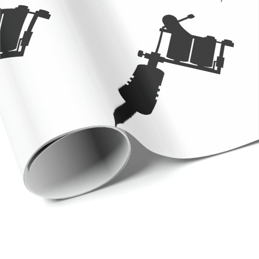 tattoo pistool cadeaupapier (Rol Hoek)